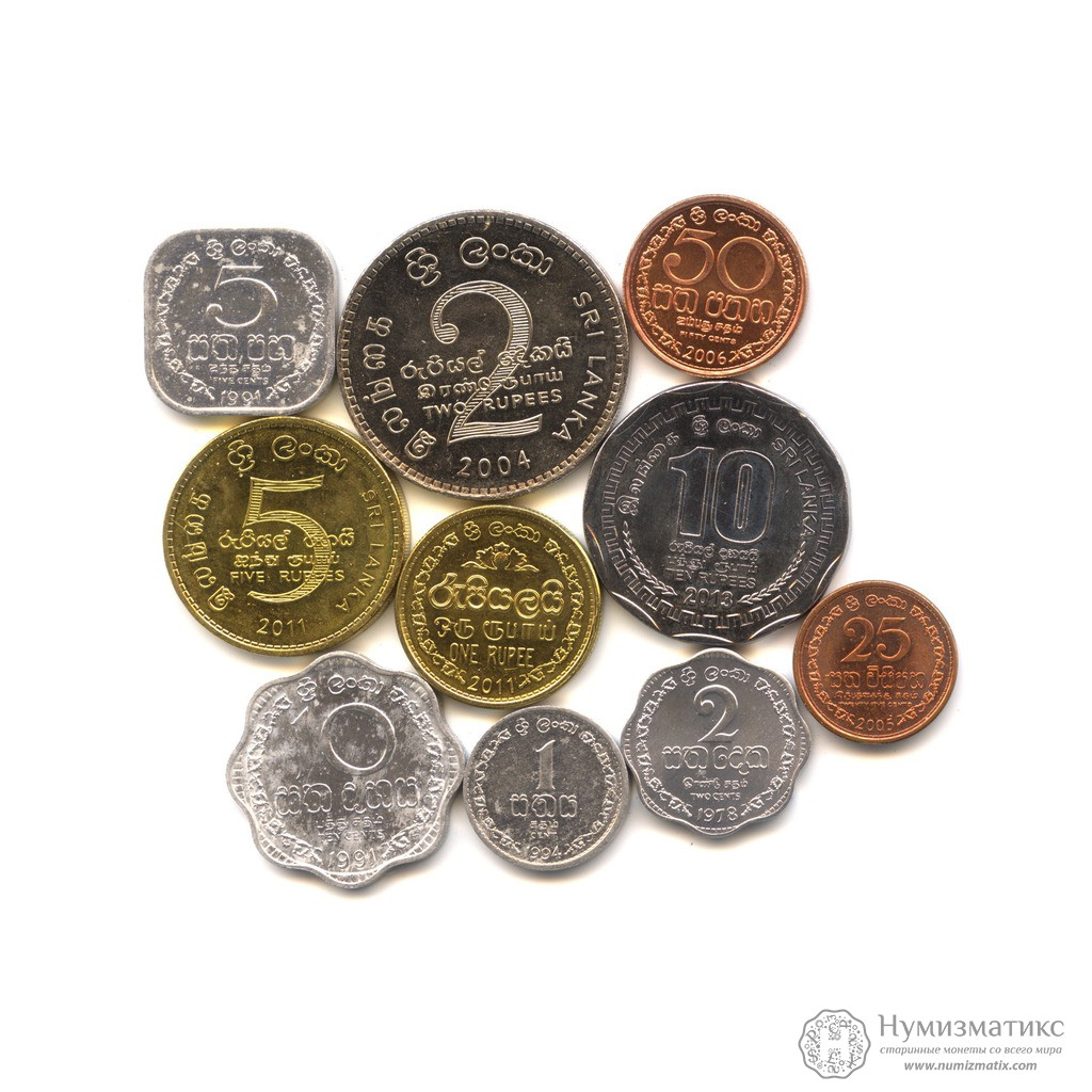 Монеты шри ланки. Наборы монет Шри Ланка. Монеты Шри-Ланка современные. Анфас монеты Шри Ланка.